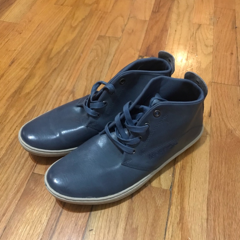 Blue Hitop Shoes